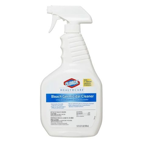 Clorox Healthcare Bleach Surface Disinfectant Cleaner