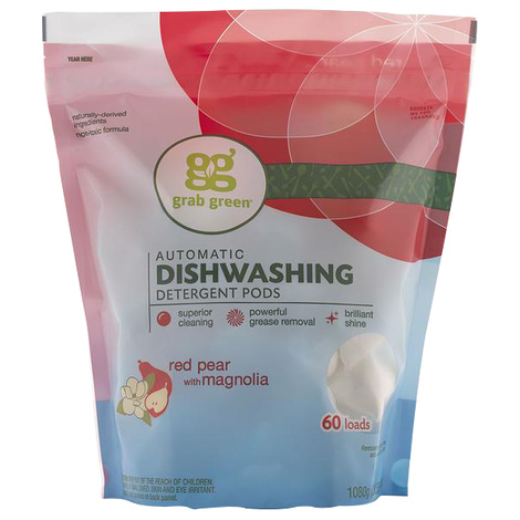 Grab Green Red Pear With Magnolia Automatic Dishwasher Detergent