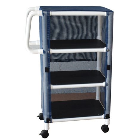 MJM International 3-Shelf Mini Linen Cart