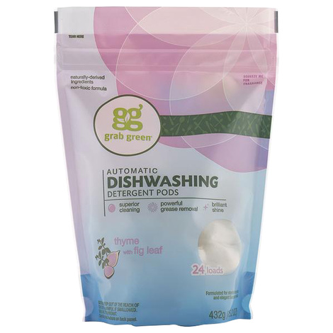 Grab Green Thyme With Fig Leaf Automatic Dishwasher Detergent