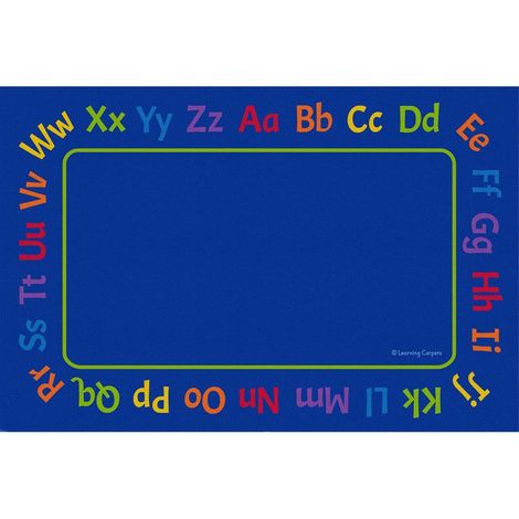 Childrens Factory Angeles MyValue Upper & Lowercase Alphabet Border Carpet