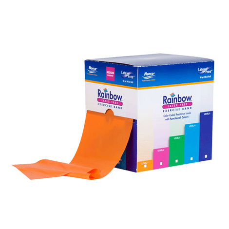 Norco Rainbow Exercise Bands - 50 Yard Box