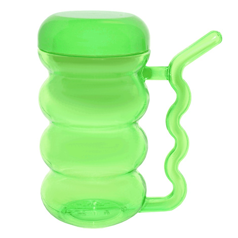 Cup with Built-In Straw