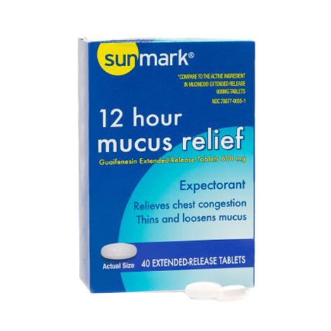 Buy Sunmark Mucus E.R. Cold and Cough Relief Tablet