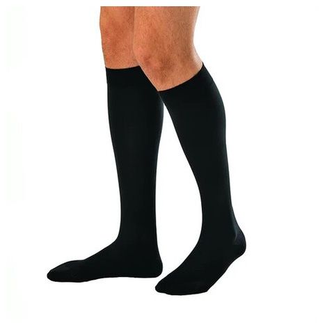 BSN Jobst for Men Ambition SoftFit Knee High 15-20 mmHg Compression Socks Black - Long