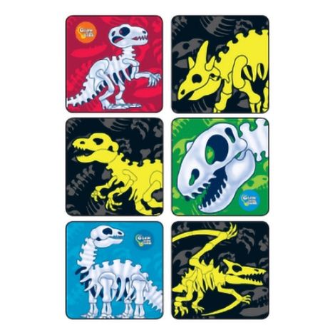 Medibadge Kids The-Dark Dinosaur Bones Sticker