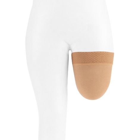 Juzo Dynamic 20-30 mmHg Silver Prosthetic Above Knee Shrinker with Silicone Border