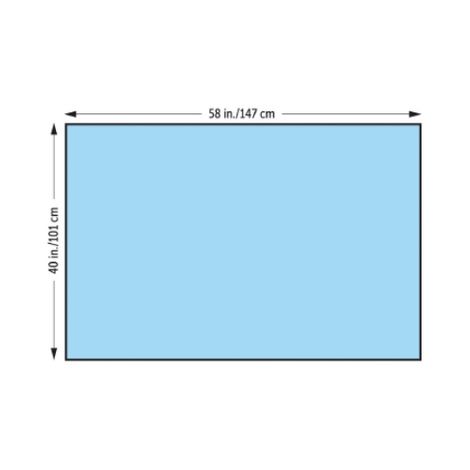 O&M Halyard General Purpose Half Drape