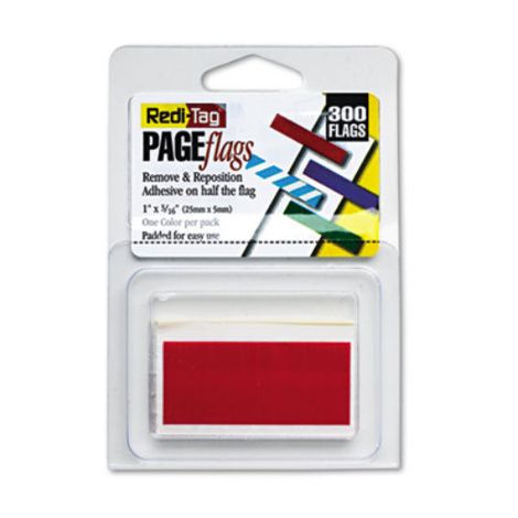 Redi-Tag Removable/Reusable Small Rectangular Page Flags