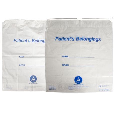 Dynarex Patient Belonging Bags