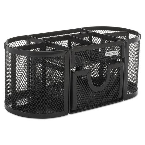 Rolodex Mesh Oval Pencil Cup Organizer