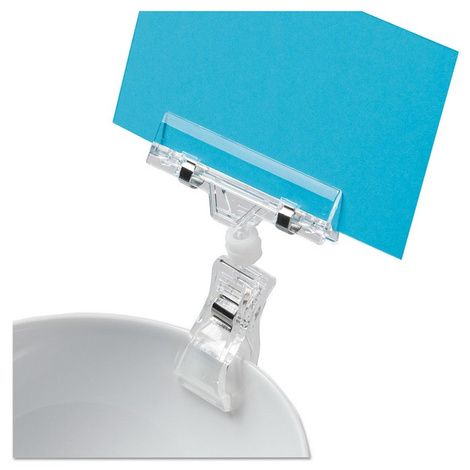 deflecto Clips Grips Tags VersaGrip Clip Sign Holder