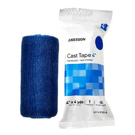McKesson Fiberglass Cast Tape - Blue