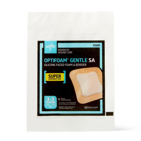 Medline Optifoam Gentle Silicone Face and Border Dressing