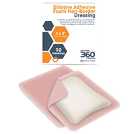 Buy GemCore Silicone Non Border Foam Dressing