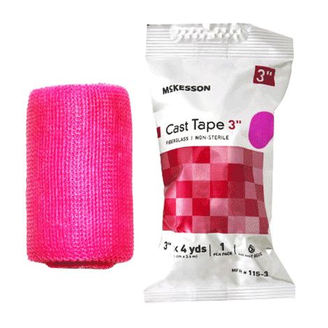 McKesson Fiberglass Cast Tape - Pink