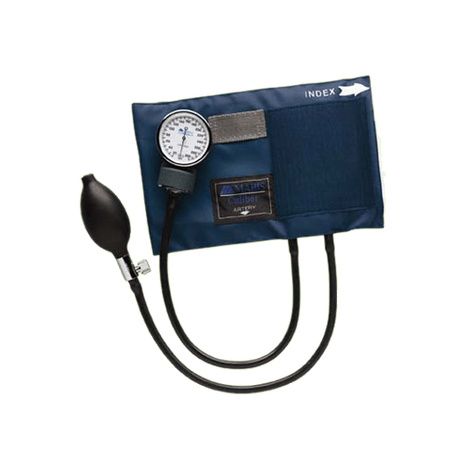 Mabis DMI CALIBER Aneroid Sphygmomanometers With Blue Nylon Cuff