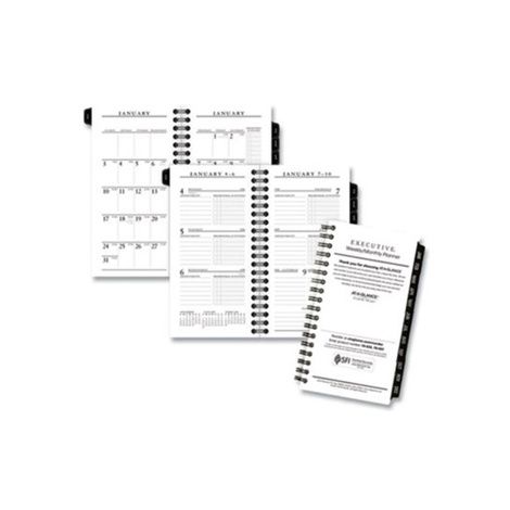 AT-A-GLANCE Executive Pocket Size Weekly/Monthly Planner Refill