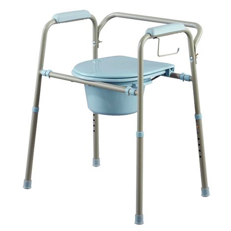 Medline Steel Commode With Microban