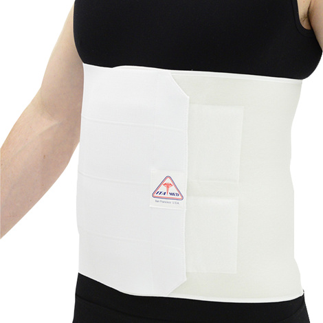 ITA-MED 4-Panel 12-Inches Wide Unisex Standard Elastic Abdominal Support Binder