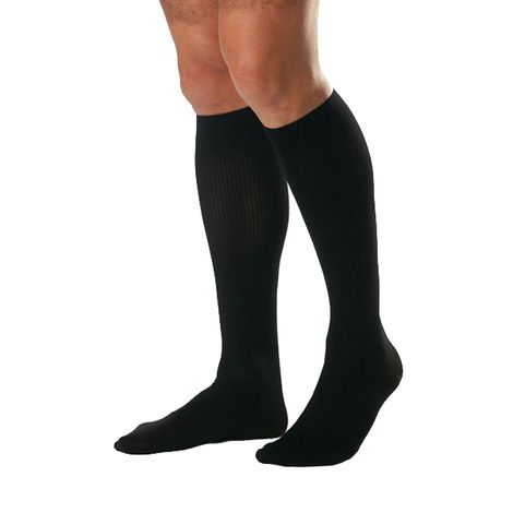 BSN Jobst for Men Closed Toe Knee-High 30-40 mmHg Ribbed Compression Socks