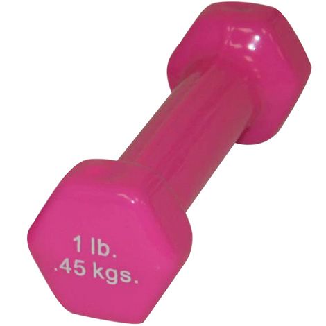 CanDo Vinyl Coated Cast Iron Dumbbell