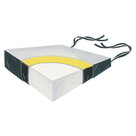 Skil-Care Firm Foundation Wedged Foam Wheelchair Cushion