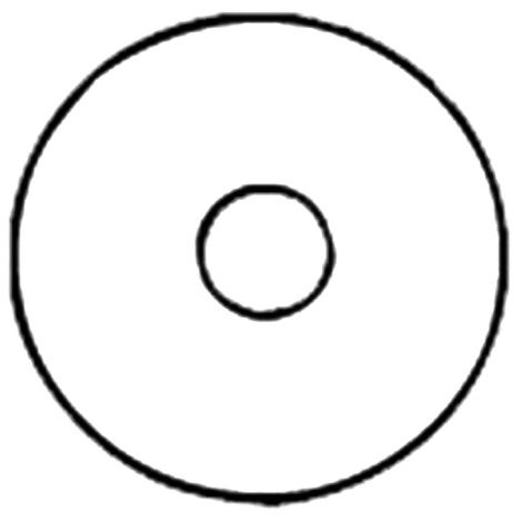 Hpfy StoresNu-Hope Extended-Wear Skin Barrier 54 Round Disc With Three-Inch Outside Diameter