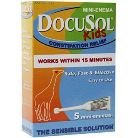Buy Alliance Labs DocuSol Kids Constipation Relief Mini Enemas