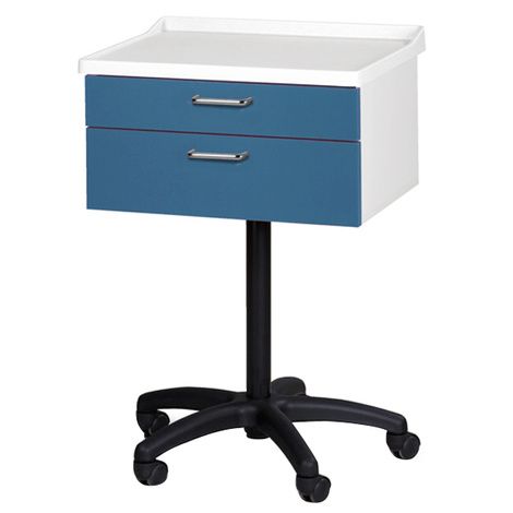 Clinton Molded Top Mobile Equipment Cabinet with Two Drawers