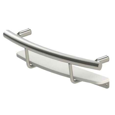 HealthCraft Invisia 2-in-1 Shampoo Shelf With Integrated Grab Bar