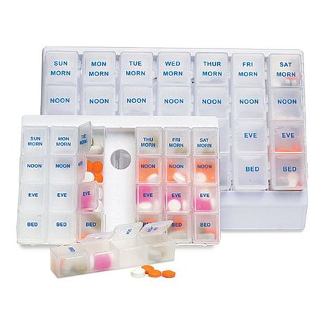 Health Enterprises Seven Day Deluxe Pill Boxes