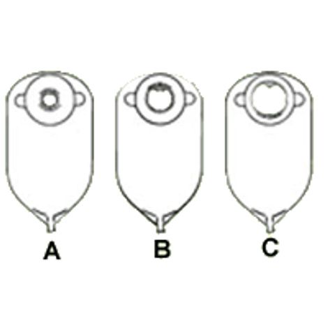 Hpfy StoresNu-Hope Classic-Round One Piece Urinary Precut Flat Ostomy Pouch