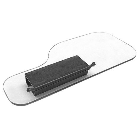 Therafin Trimline Shape Clear Wheelchair Half Tray