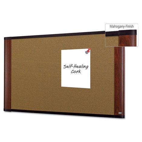 3M Widescreen Cork Board
