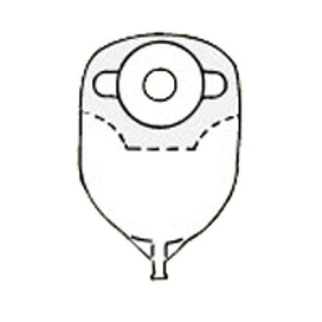 Hpfy StoresNu-Hope Convex Round Post-Operative Adult Urinary Pouch with Flutter Valve