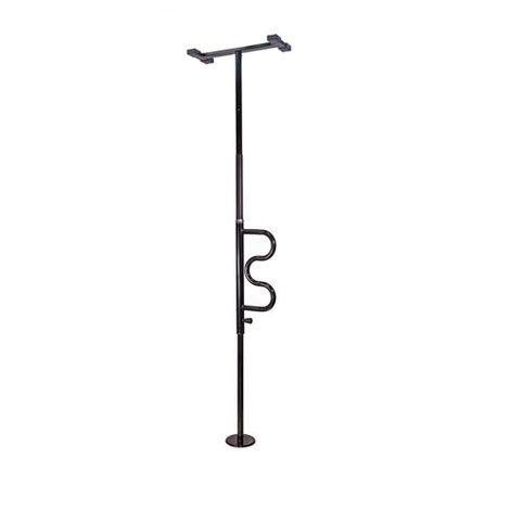 Stander Security Pole and Curve Grab Bar
