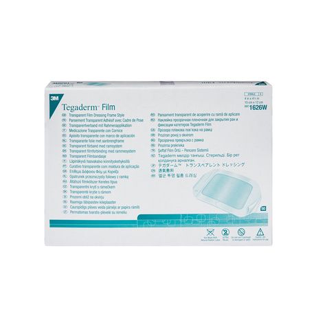 3M Tegaderm 1626W Transparent Film Dressing