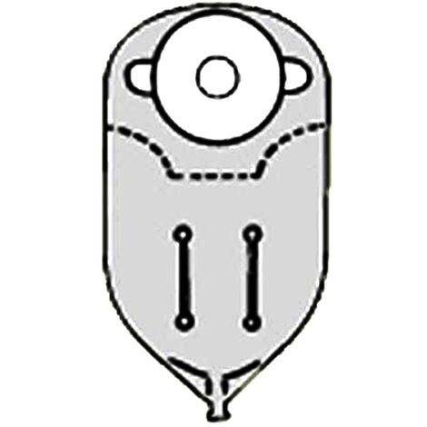 Hpfy StoresNu-Hope One-Piece Deep Convex Pre-cut Opaque Urinary Pouch With Flutter Valve