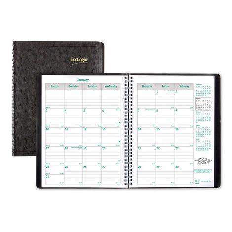 Brownline EcoLogix Recycled Monthly Planner