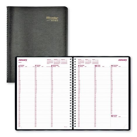 Brownline Essential Collection Weekly Appointment Book in Columnar Format