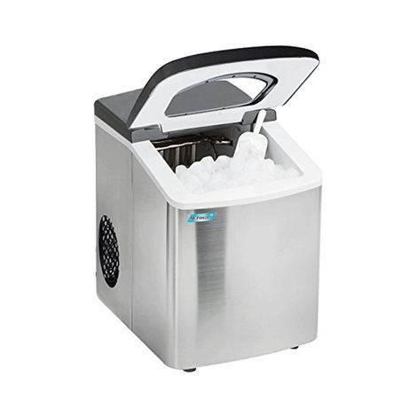 Maxi Matic Mr. Freeze Stainless Steel Portable Ice Maker