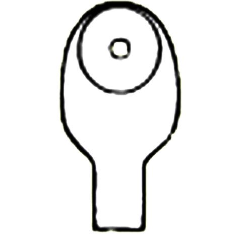 Hpfy StoresNu-Hope Nu-Flex Round Post-Operative Mini Drainable Pouch with Nu-Comfort Barrier