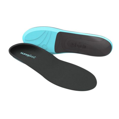 Superfeet Everyday Comfort Insoles,Size B, Women - 4.5 - 6, Kids - 2.5 - 4,Pair,FL275300-B