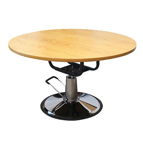 Hausmann Round Hydraulic Work Table