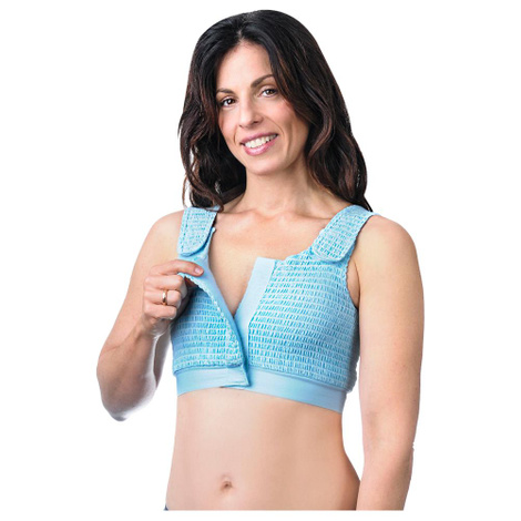 Expand-A-Band Light Blue Compression Bra
