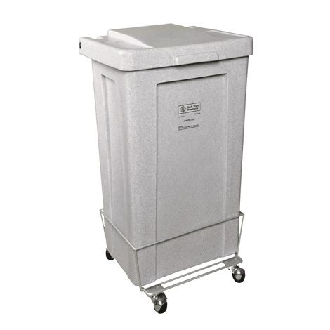 R&B Bushel Poly Laundry Hamper