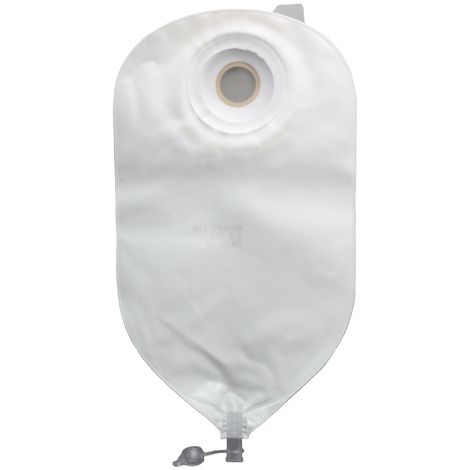 Hpfy StoresNu-Hope Classic Round One Piece Urinary Precut Flutter Valve Deep Convex Ostomy Pouch
