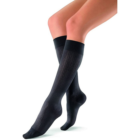 BSN Jobst soSoft 20-30 mmHg Knee Brocade Closed Toe Compression Stockings