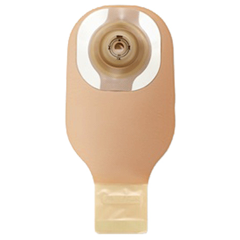Hollister Premier One-Piece Soft Convex Cut-to-fit Beige Drainable Pouch With Remois Technology